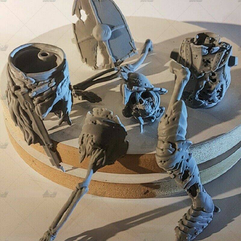 1/6 300mm 3D Print Model Kit Skeleton Cursed Warrior Fantasy Unpainted - Model-Fan-Store