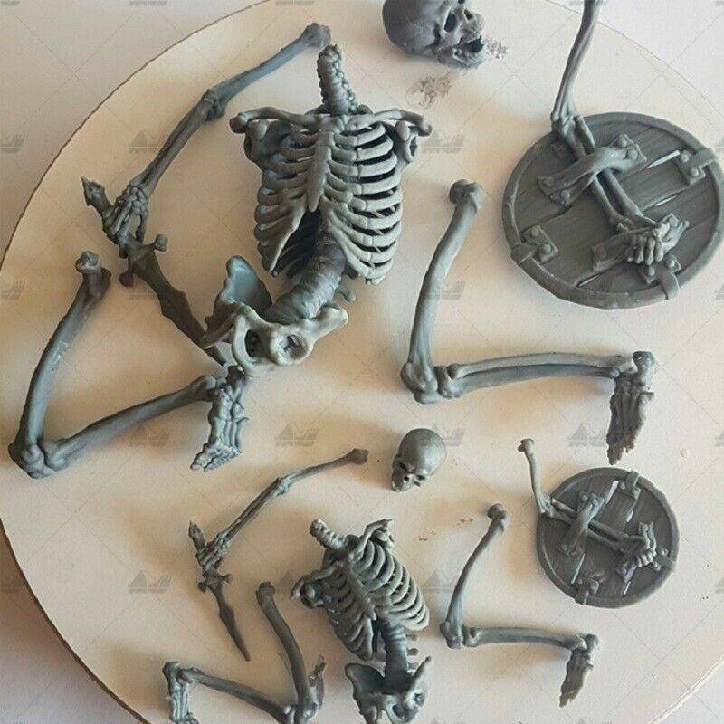 1/6 300mm 3D Print Model Kit Skeleton Cursed Warrior Fantasy Unpainted - Model-Fan-Store