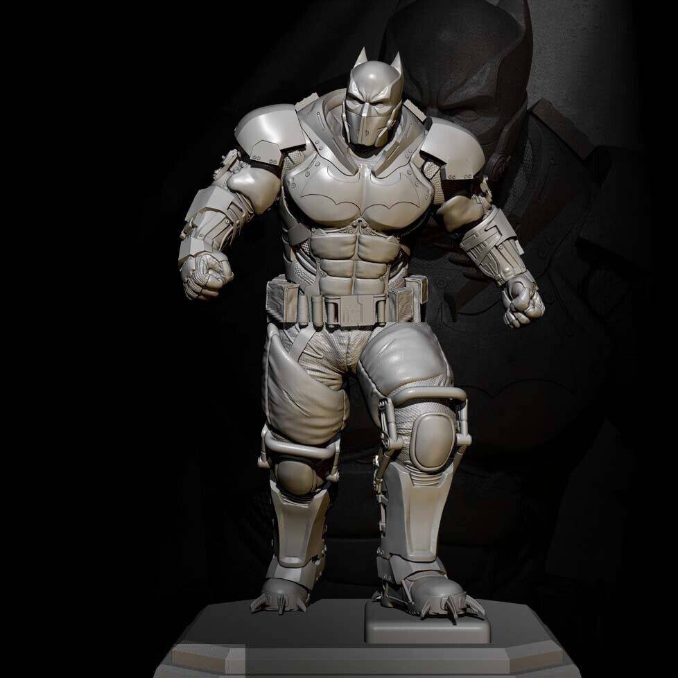 1/6 300mm 3D Print Superhero Model Kit Iron Batman Unpainted - Model-Fan-Store