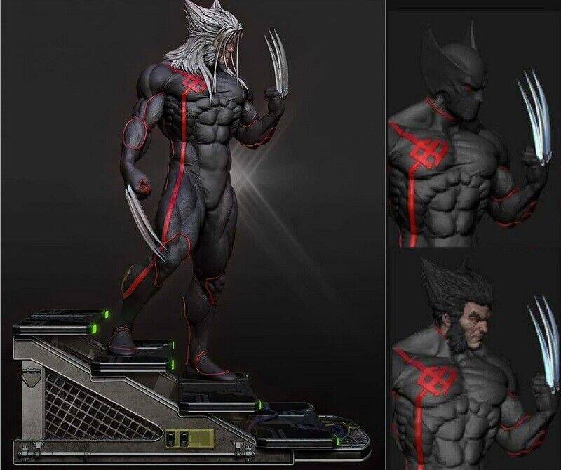 1/6 300mm 3D Print Superhero Model Kit Wolverine (no base) Unpainted - Model-Fan-Store