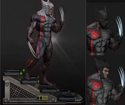 1/6 300mm 3D Print Superhero Model Kit Wolverine (no base) Unpainted - Model-Fan-Store