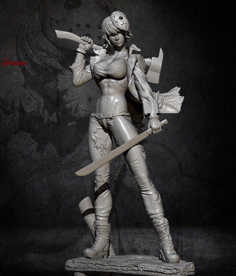 1/6 320mm 3D Print Model Kit Beautiful Girl Woman Jason Fantasy Unpainted - Model-Fan-Store