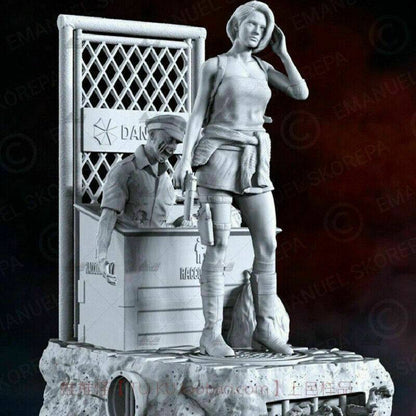 1/6 340mm 3D Print Model Kit Beautiful Girl Woman Resident Evil Unpainted - Model-Fan-Store