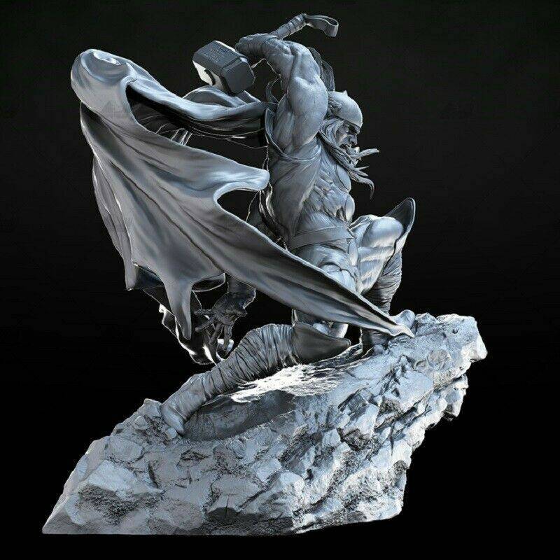 1/6 340mm 3D Print Model Kit Warrior God Thor Fantasy Unpainted - Model-Fan-Store