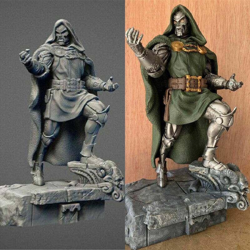 1/6 340mm 3D Print Superhero Model Kit Villain Dr. Doom Unpainted - Model-Fan-Store