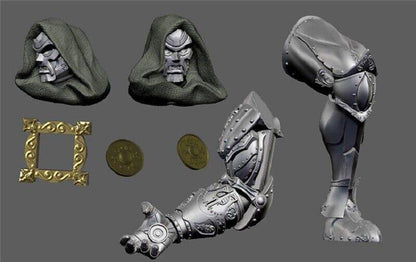 1/6 340mm 3D Print Superhero Model Kit Villain Dr. Doom Unpainted - Model-Fan-Store