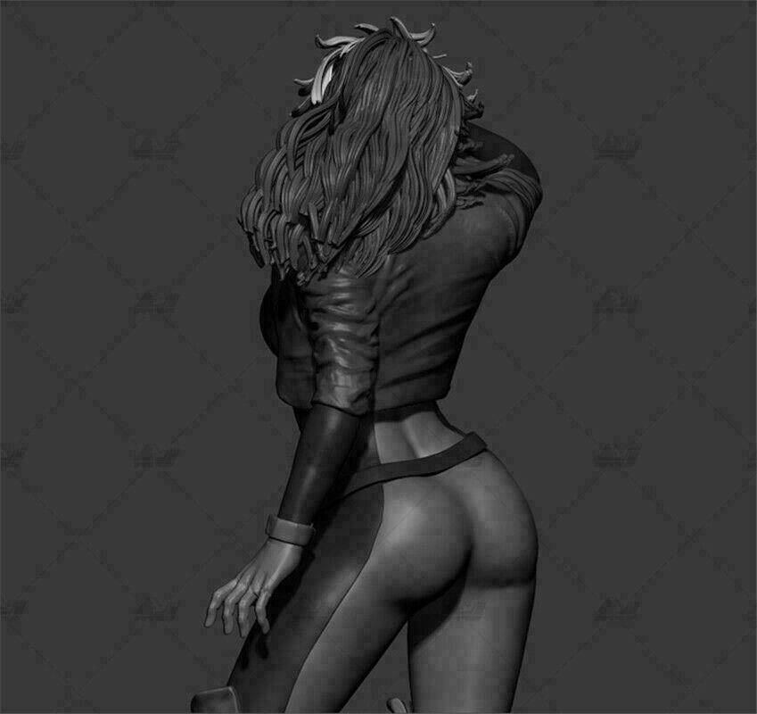 1/6 360mm 3D Print Cyberpunk Model Kit Beautiful Girl Rogue Unpainted - Model-Fan-Store