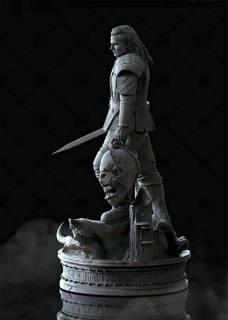 1/6 360mm 3D Print Model Kit Warrior White Butcher Fantasy Unpainted - Model-Fan-Store