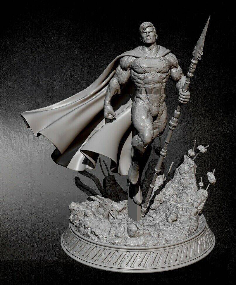 1/6 380mm 3D Print Superhero Model Kit Superman Unpainted A28 - Model-Fan-Store