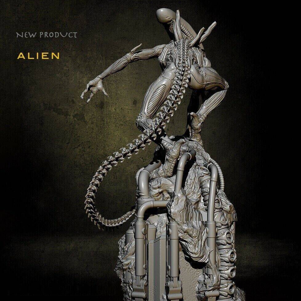 Alien Invaders Model Kit 1/6 400mm 3D Print Model Kit Alien Monster Movie Unpainted – Model-Fan ...