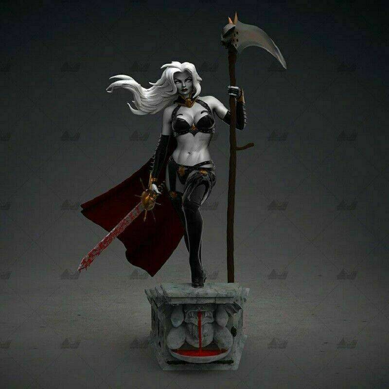 1/6 420mm 3D Print Model Kit Beautiful Girl Woman Death Unpainted - Model-Fan-Store