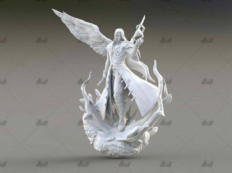 1/6 430mm 3D Print Model Kit Warrior Sephiroth Villain Unpainted A28 A28 - Model-Fan-Store