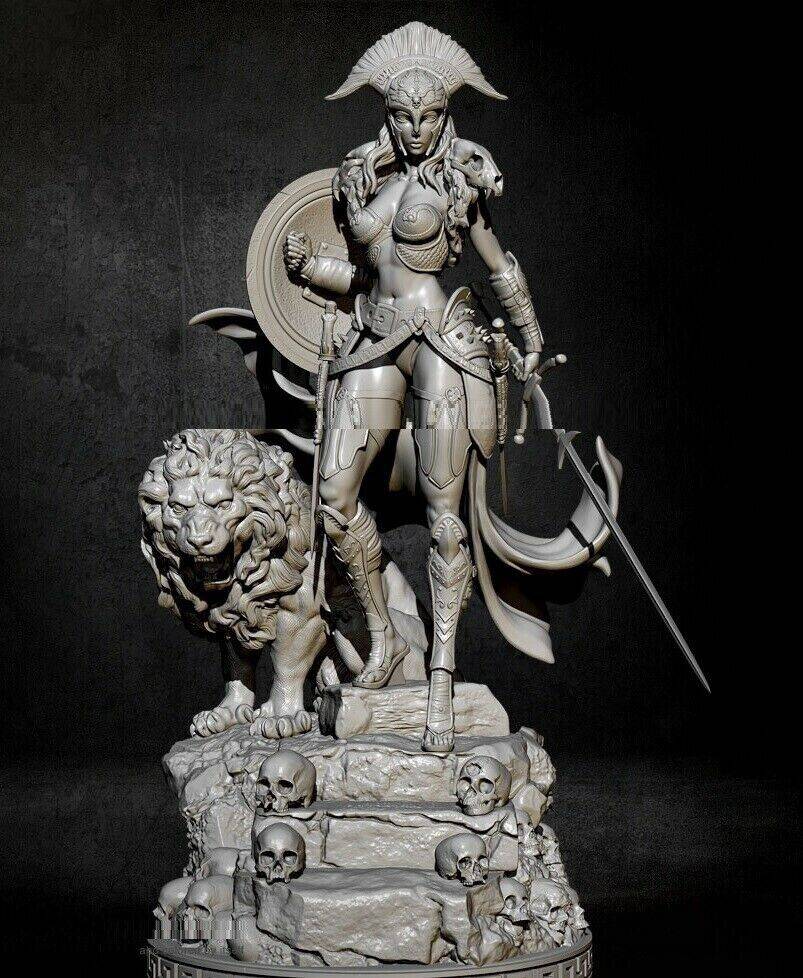 1/6 440mm 3D Print Model Kit Beautiful Girl Goddess of War Unpainted - Model-Fan-Store