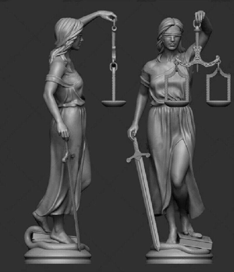 1/8 220mm 3D Print Model Kit Girl Goddess of Balance and Justice Unpainted - Model-Fan-Store