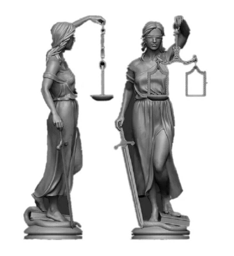 1/8 220mm 3D Print Model Kit Girl Goddess of Balance and Justice Unpainted - Model-Fan-Store