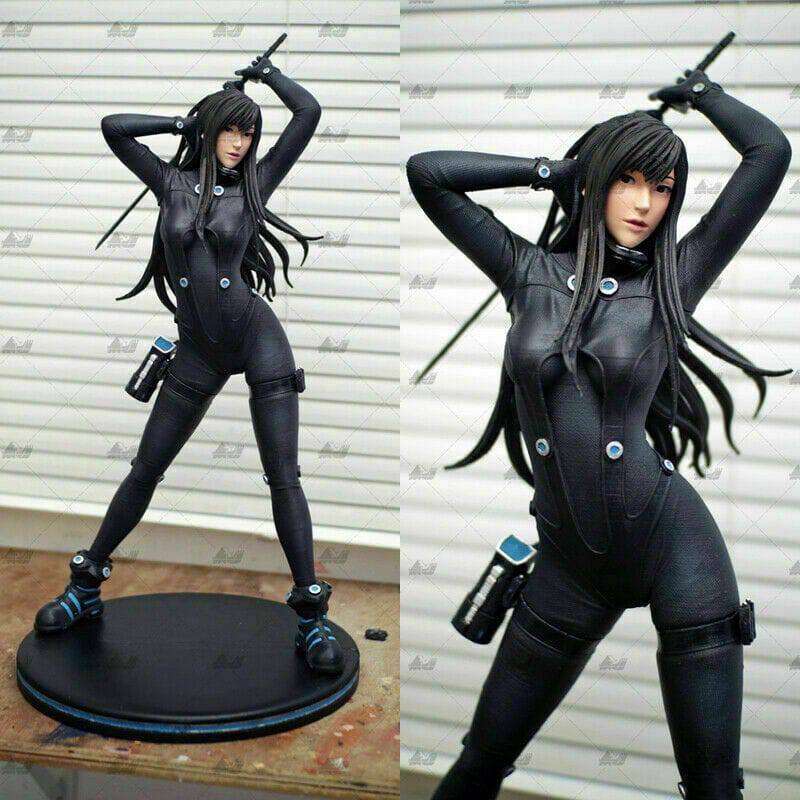 1/8 230mm 3D Print Model Kit Asian Beautiful Girl Woman Assassin Unpainted - Model-Fan-Store