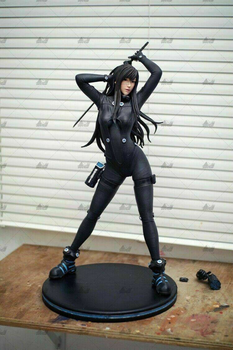 1/8 230mm 3D Print Model Kit Asian Beautiful Girl Woman Assassin Unpainted - Model-Fan-Store