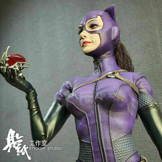 1/8 240mm 3D Print Superhero Model Kit Catwoman Beautiful Girl Unpainted - Model-Fan-Store