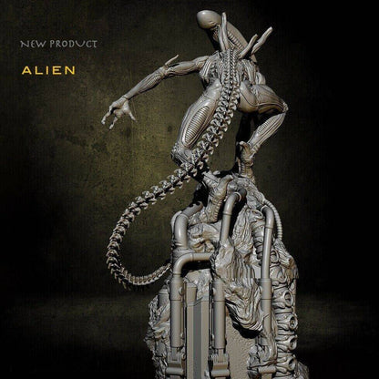 1/8 300mm 3D Print Model Kit Alien Monster Movie Unpainted - Model-Fan-Store