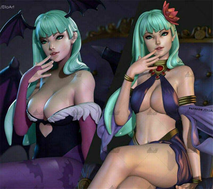 1/8 300mm 3D Print Model Kit Beautiful Girl Devil Succubus Unpainted - Model-Fan-Store