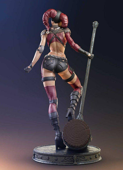 1/4 400mm 3D Print Superhero Model Kit Harley Quinn Beautiful Girl Unpainted - Model-Fan-Store