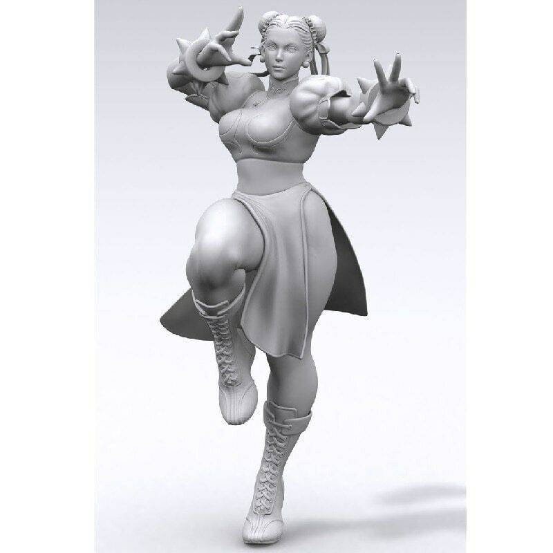 1/5 390mm 3D Print Model Kit Beautiful Girl Woman Fighter Unpainted - Model-Fan-Store