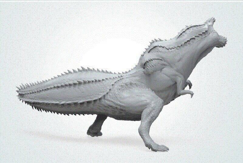 150mm 3D Print Model Kit Dinotyrannus Monster Alien Unpainted A28 A28 - Model-Fan-Store