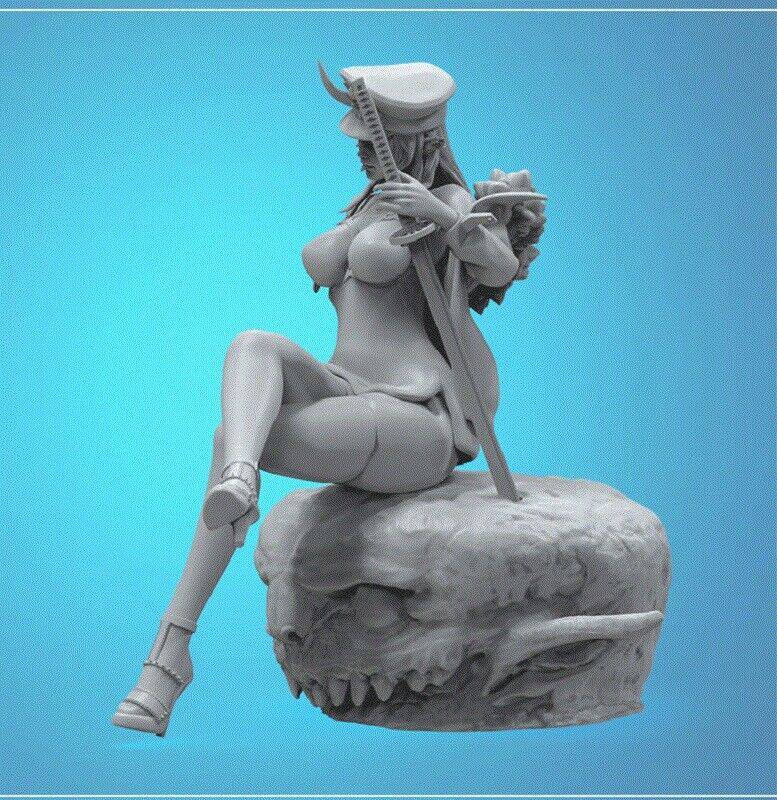 160mm 3D Print Model Kit Beautiful Girl Woman Devil Succubus Unpainted - Model-Fan-Store