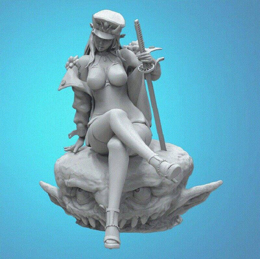 160mm 3D Print Model Kit Beautiful Girl Woman Devil Succubus Unpainted - Model-Fan-Store