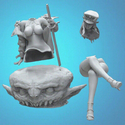 200mm 3D Print Model Kit Beautiful Girl Woman Devil Succubus Unpainted - Model-Fan-Store