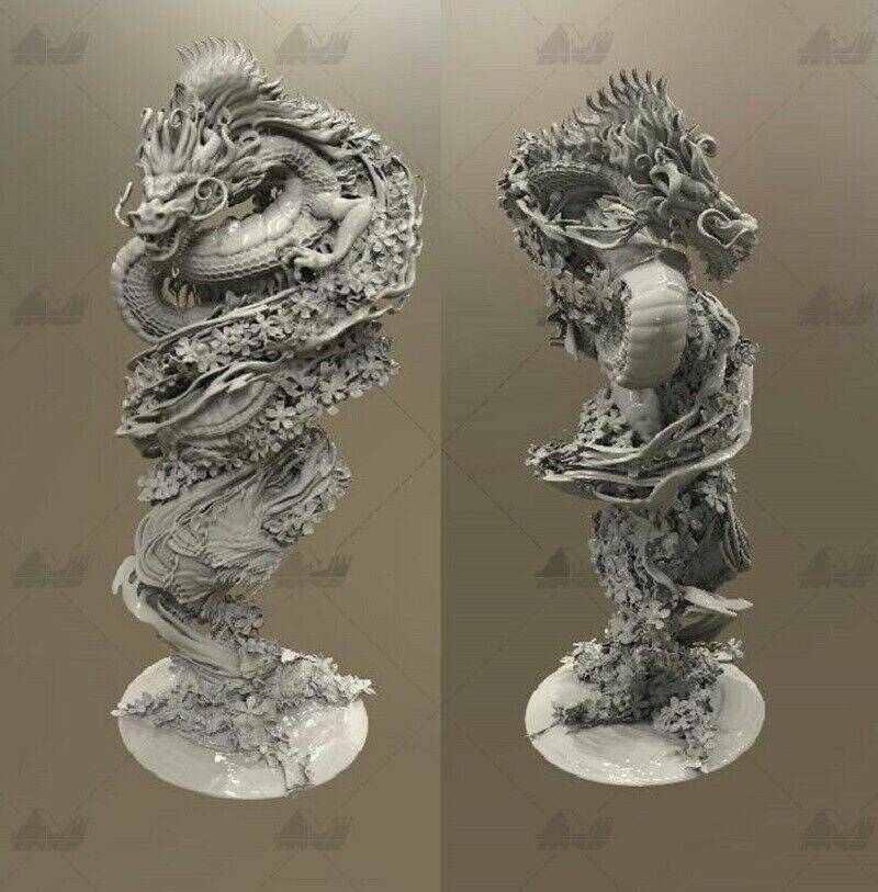 200mm 3D Print Model Kit Chinese Dragon Fantasy Unpainted - Model-Fan-Store