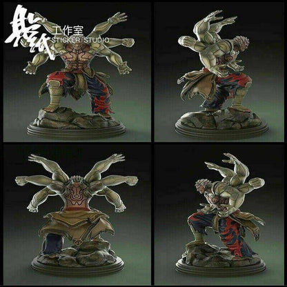 200mm 3D Print Model Kit Warrior Demigod Asura Fighter Unpainted A28 A28 - Model-Fan-Store