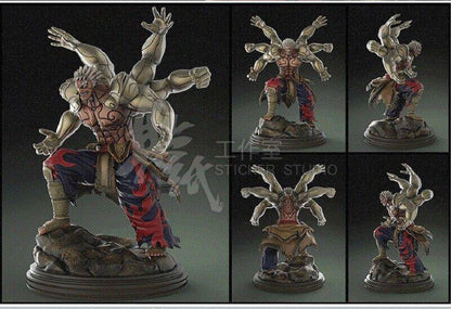 200mm 3D Print Model Kit Warrior Demigod Asura Fighter Unpainted A28 A28 - Model-Fan-Store