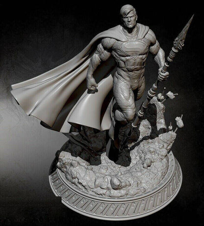 200mm 3D Print Superhero Model Kit Superman Unpainted - Model-Fan-Store