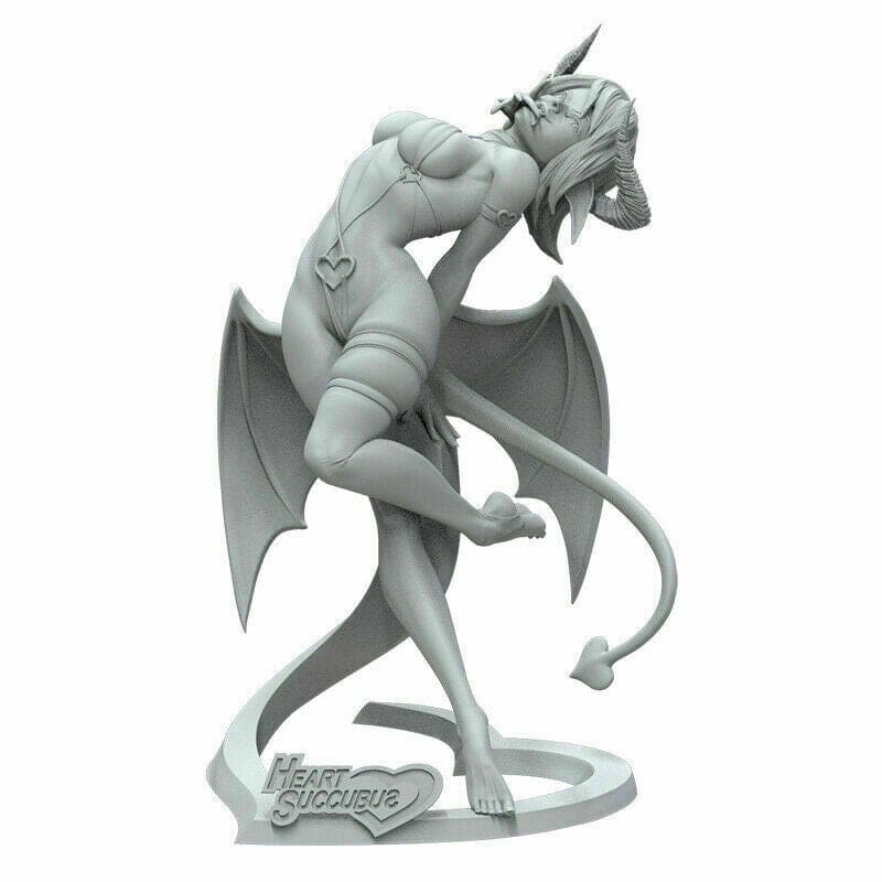 250mm 3D Print Model Kit Beautiful Girl Devil and Angel Succubus Unpainted - Model-Fan-Store