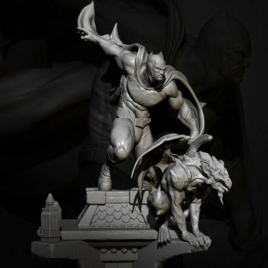 250mm 3D Print Superhero Model Kit Batman of the Night Unpainted - Model-Fan-Store