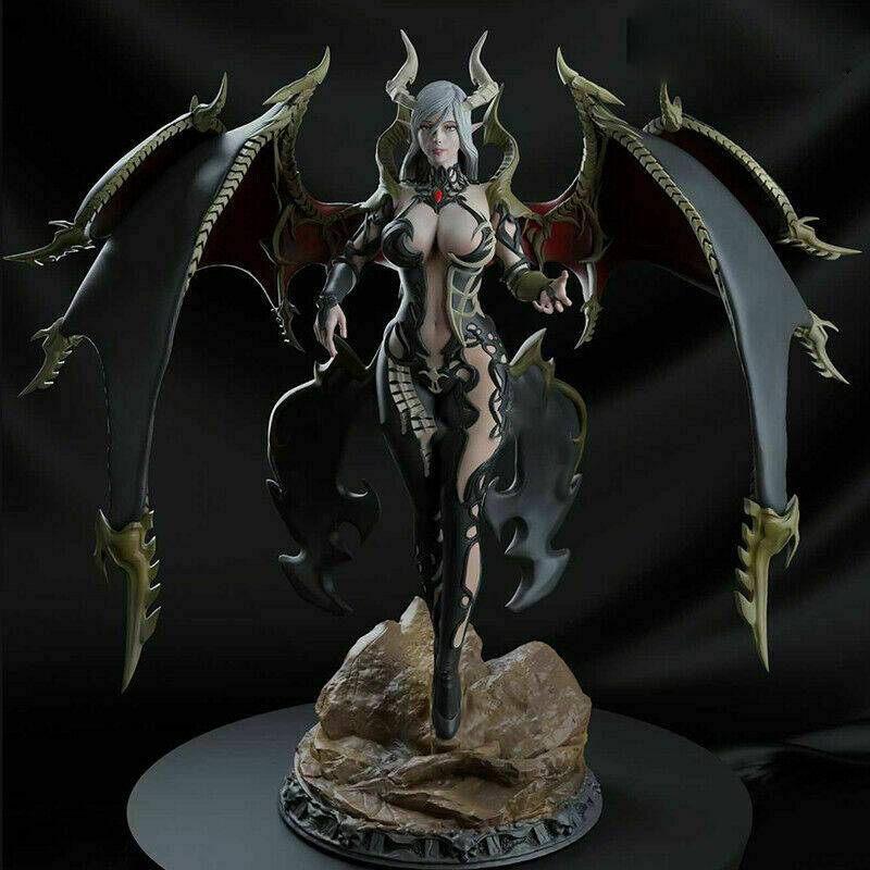 280mm 3D Print Model Kit Beautiful Girl Succubus Devil (no base) Unpainted - Model-Fan-Store