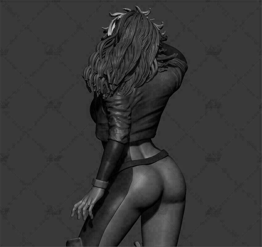 300mm 3D Print Cyberpunk Model Kit Beautiful Girl Rogue Unpainted - Model-Fan-Store