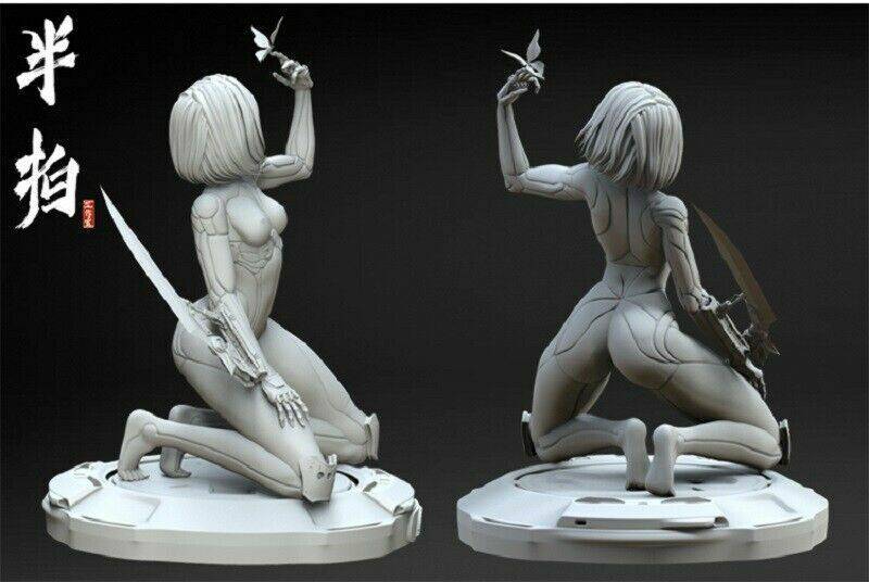 300mm 3D Print Cyberpunk Model Kit Girl Alita Battle Angel Unpainted - Model-Fan-Store