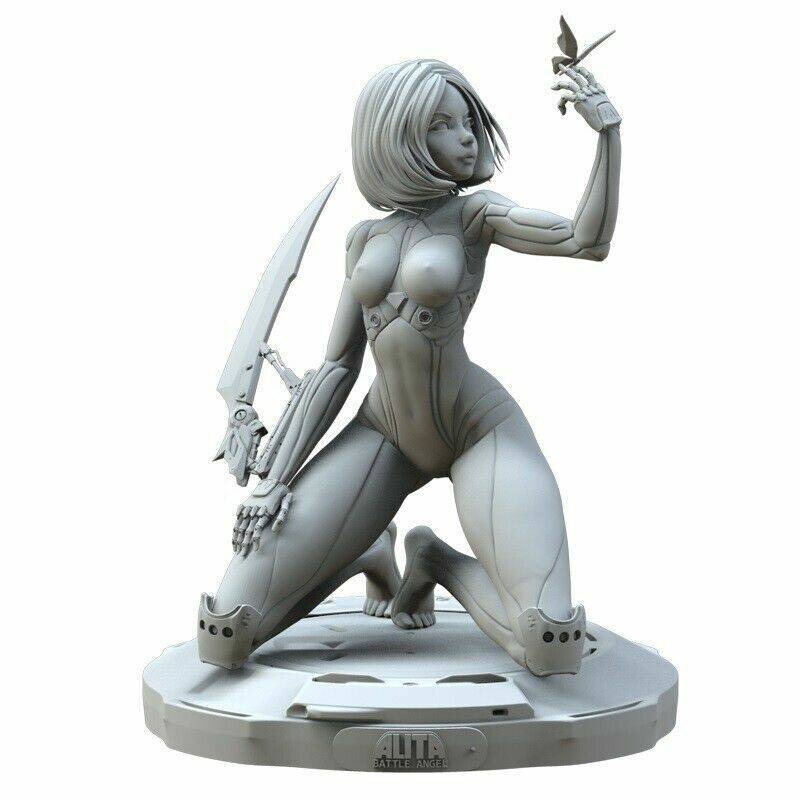 300mm 3D Print Cyberpunk Model Kit Girl Alita Battle Angel Unpainted - Model-Fan-Store