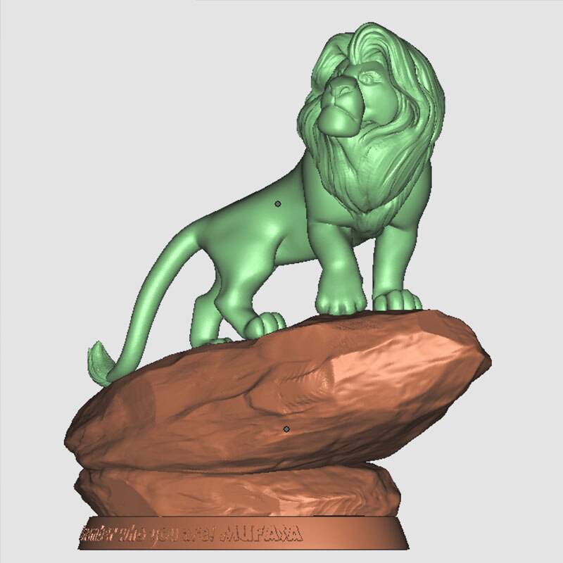 300mm 3D Print Model Kit The Lion King Movie Unpainted - Model-Fan-Store
