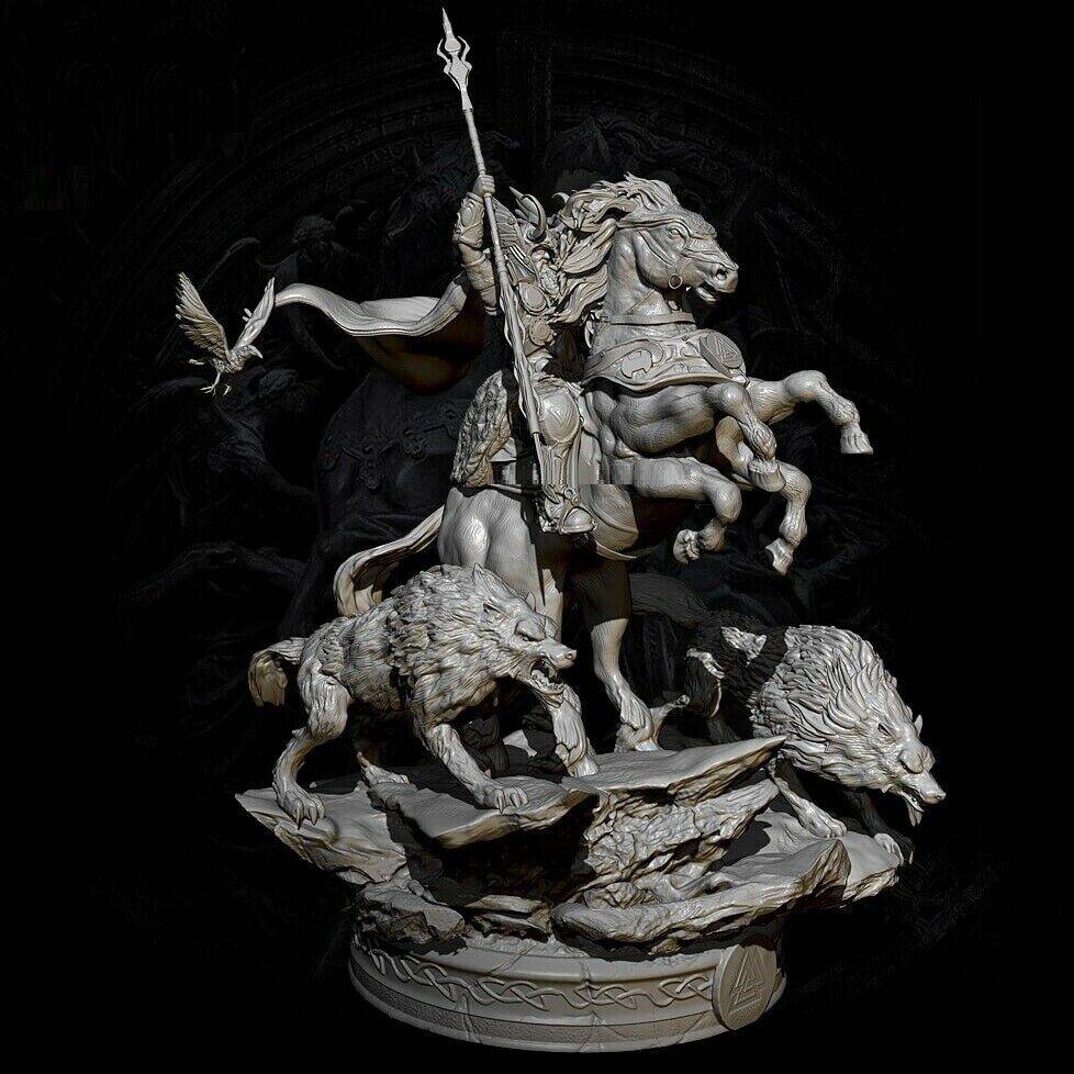 360mm 3D Print Model Kit Scandinavian God Odin Allfather Unpainted A28 A28 - Model-Fan-Store