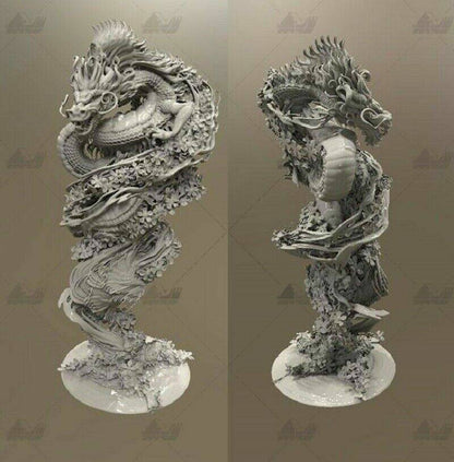 400mm 3D Print Model Kit Chinese Dragon Fantasy Unpainted - Model-Fan-Store