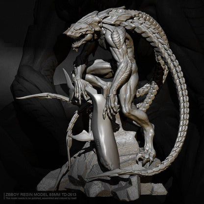 450mm 3D Print Model Kit Shark Monster Alien Fantasy Unpainted - Model-Fan-Store