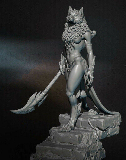 450mm 3D Print Model Kit Werewolf Woman Fantasy Unpainted - Model-Fan-Store