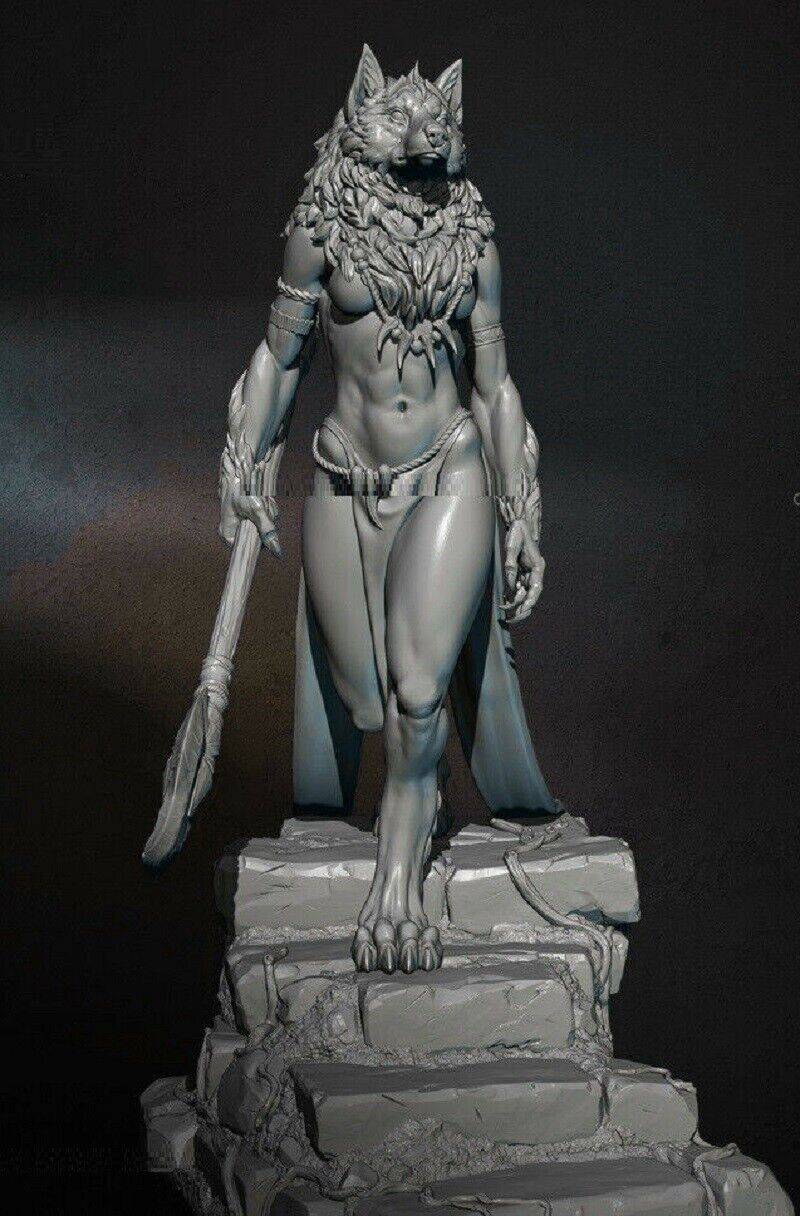 450mm 3D Print Model Kit Werewolf Woman Fantasy Unpainted - Model-Fan-Store