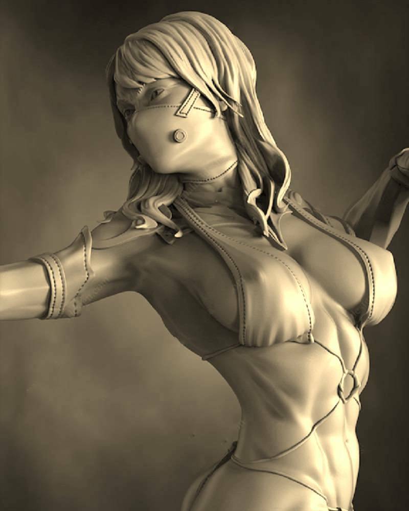 480mm 3D Print Model Kit Beautiful Girl Serpent Assassin Unpainted - Model-Fan-Store