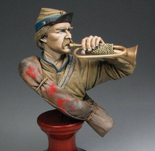 1/10 BUST Resin Model Kit US Civil War Trumpeter Unpainted - Model-Fan-Store