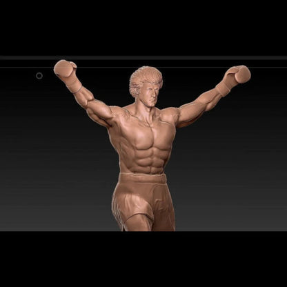 Digital STL Rocky Balboa