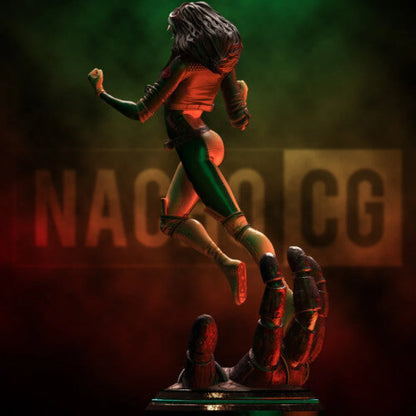 Digital STL Rogue from XMEN Statue